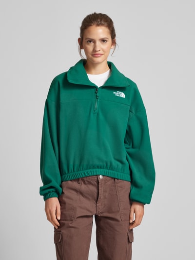 The North Face Krótka bluza ze stójką Zielony 4