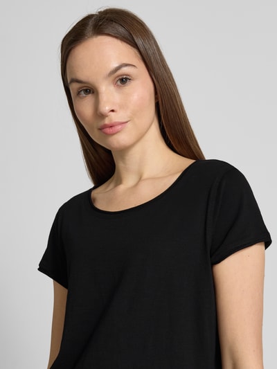 Tom Tailor T-shirt o kroju regular fit z czystej bawełny Czarny 3