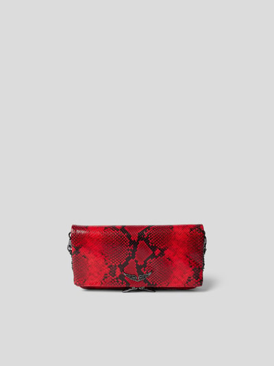 Zadig & Voltaire Pochette in Reptil-Optik Rot 4