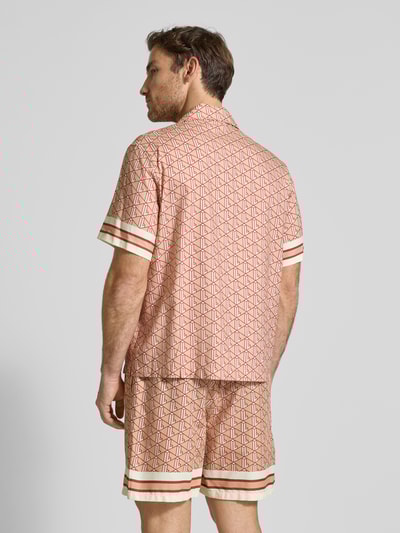 Lacoste Freizeithemd mit Label-Detail Rostrot 5