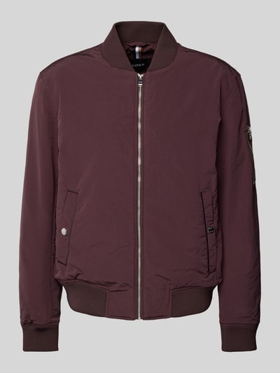 BOSS Jacke mit Reißverschlusstasche Modell 'Comber' Bordeaux 2