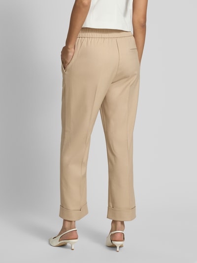 OPUS Stoffhose mit elastischem Bund Modell 'Maikito' Beige 5