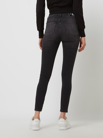 Calvin Klein Jeans Super Skinny Fit High Rise Jeans mit Stretch-Anteil  Black 5