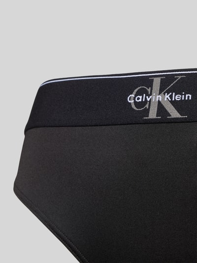 Calvin Klein Underwear String mit Logo-Muster Black 2