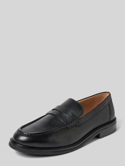 JOOP! SHOES Lederloafers mit Label-Prägung Modell 'pero archy' Black 1