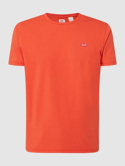 Levi's® Standard fit T-shirt met logobadge  Roestrood - 2