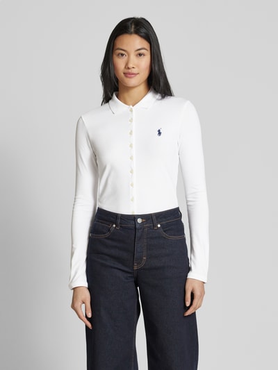 Polo Ralph Lauren Shirt met lange mouwen en labelstitching Wit - 4