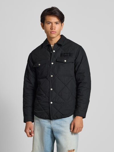 Replay Overhemdjack met kentkraag Zwart - 4