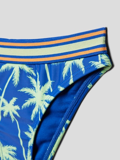 Shiwi Bikini met labeldetail, model 'CHARLIE' Blauw - 2