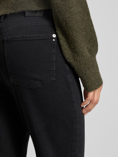 BOSS Orange Straight Fit Jeans aus Baumwoll-Mix Modell 'ADA' Black 3