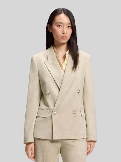 BOSS Regular Fit Blazer Modell 'JALETO9' Beige 4