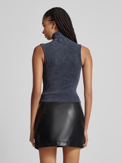 Gina Tricot Tanktop met turtleneck Bleu - 5