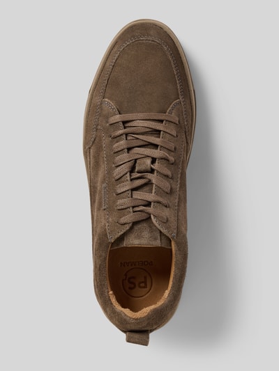 PS Poelman Ledersneaker mit Plateausohle Modell 'Ivar' Mittelbraun 3