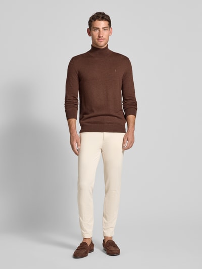 BOSS Slim Fit Hose aus elastischem Baumwoll-Mix Modell 'KAITON1' Offwhite 1