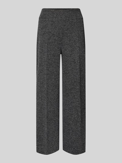 OPUS Spodnie materiałowe z prostą nogawką w kant model ‘Misha work’ Antracytowy 2