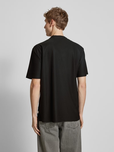 Only & Sons Relaxed Fit T-Shirt mit Label-Detail Modell 'FRED' Black 5