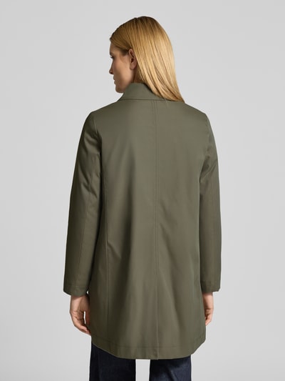 Christian Berg Woman Selection Mantel mit verdeckter Knopfleiste und Eingrifftaschen Khaki 5
