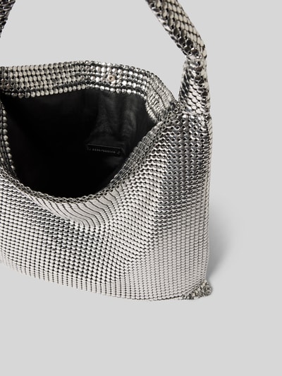 Rabanne Handtasche im Metallic-Look Silber 5