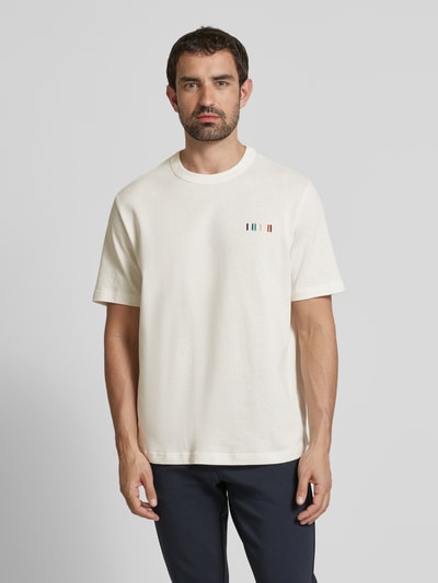 PAUL SMITH T-Shirt mit Motiv-Stitching Offwhite 4