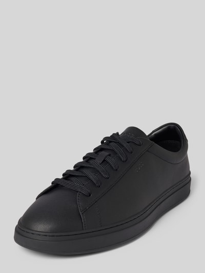 BOSS Low Top Sneaker aus echtem Rindsleder Modell 'KIERAN' Black 1