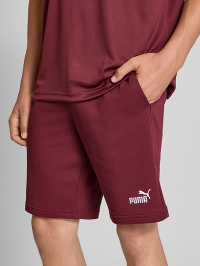 PUMA PERFORMANCE Sweatshorts met elastische band Bordeaux - 3