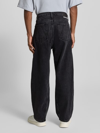 Armedangels Baggy jeans van puur katoen, model 'JAAMEO' Zwart - 5