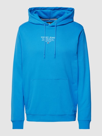 Tommy Jeans Hoodie met labelprint Koningsblauw - 2