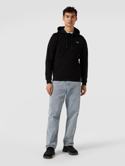 Lacoste Hoodie met logopatch Zwart - 1