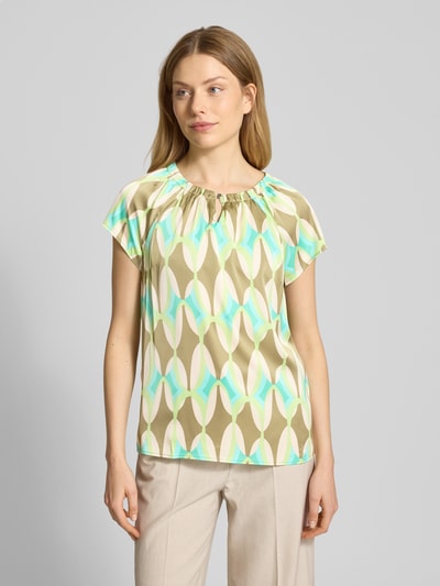 Betty Barclay Regular Fit Blusenshirt mit Raglanärmeln Gruen 4