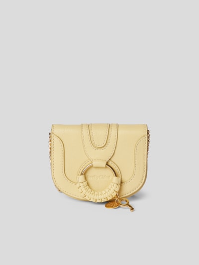 See by Chloé Micro Bag mit Label-Details Hellgelb 4