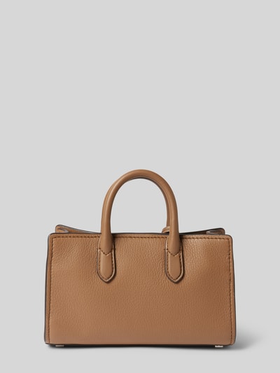 MICHAEL Michael Kors Lederen handtas met labelhanger, model 'SCARLETT' Taupe - 4