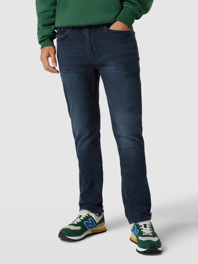 Levi's® Slim Fit Jeans mit Label-Details Modell 'CHICKEN' Dunkelblau 4