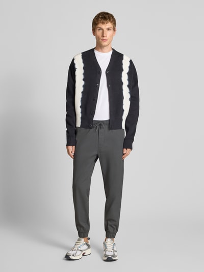 Jack & Jones Regular Fit Jogpants mit elastischem Bund Modell 'GORDON' Mittelgrau 1