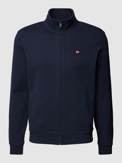 Napapijri Bluza rozpinana z detalem z logo model ‘BALIS’ Granatowy 2