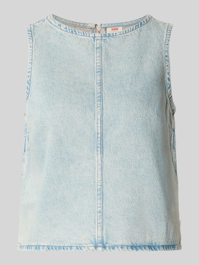Levi's® Regular Fit Blusentop aus reiner Baumwolle Modell 'DENIM SHELL' Hellblau 1