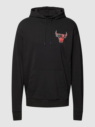 New Era Oversized Hoodie mit Känguru-Tasche Modell 'TEAM LOGO' Black 2