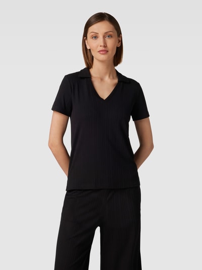 Tom Tailor T-Shirt mit V-Ausschnitt Black 4