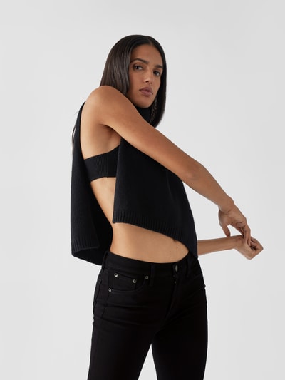 Boyish Mid Rise Jeans im Skinny Fit Schwarz 3