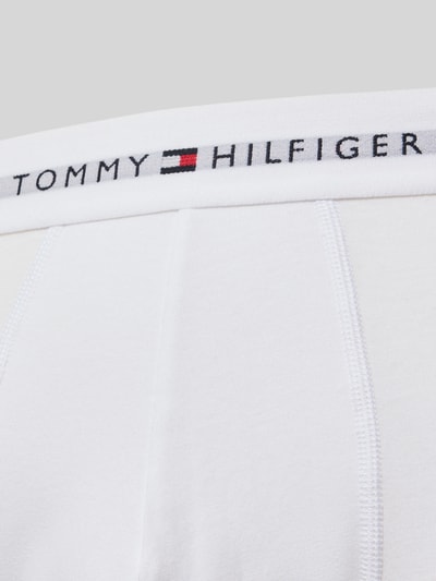 Produktfoto, Trunks aus Baumwoll-Mix im 3er-Pack von Tommy Hilfiger, biały, faktura gładka, elastyczny ściągacz, unifarben, skinny fit