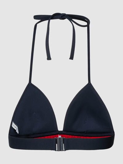 TOMMY HILFIGER Top bikini z wiązaniem na szyi model ‘ORIGINAL’ Granatowy 3