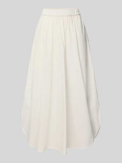 Christian Berg Woman Maxirock mit elastischem Bund Offwhite 2