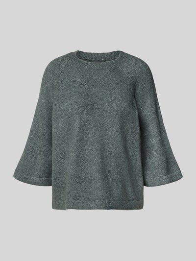 Only Regular Fit Pullover mit Fledermausärmeln Modell 'SIMONI' Schilf Melange 2
