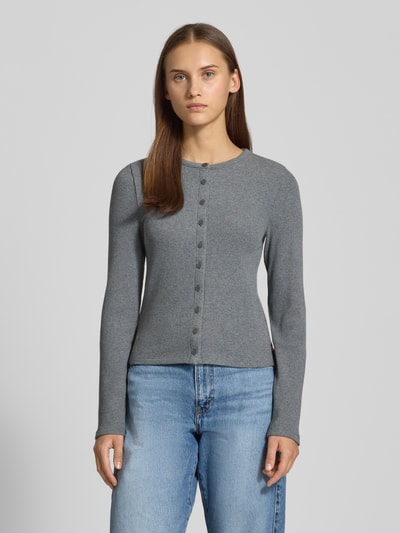 Levi's® Kurtka z dzianiny z okrągłym dekoltem model ‘RORY’ Średnioszary 4