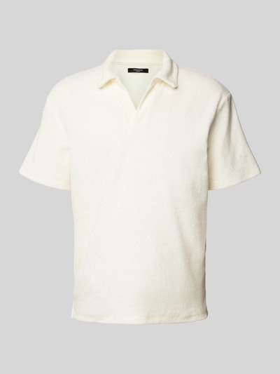 Jack & Jones Premium Poloshirt aus Frottee Modell 'TERRY' Weiss 2