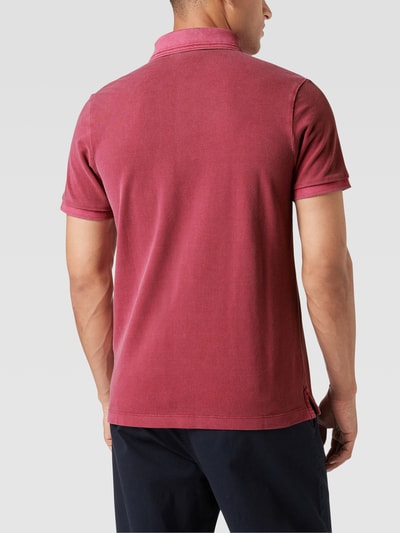 s.Oliver RED LABEL Poloshirt mit Label-Patch Fuchsia 5