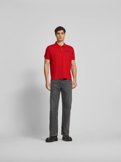 Dsquared2 Regular Fit Poloshirt aus Baumwolle Rot 1