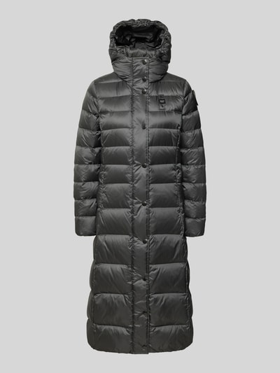 Blauer Usa Płaszcz puchowy z kapturem model ‘ANITA’ Ciemnoszary 2