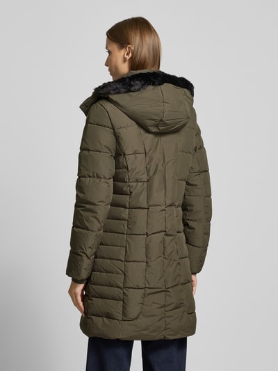 Jake*s Collection Steppjacke mit Zweiwege-Reißverschluss Dunkelgruen 5