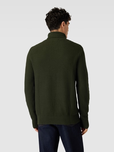 SELECTED HOMME Strickpullover mit Rollkragen Modell 'THIM' Oliv 5