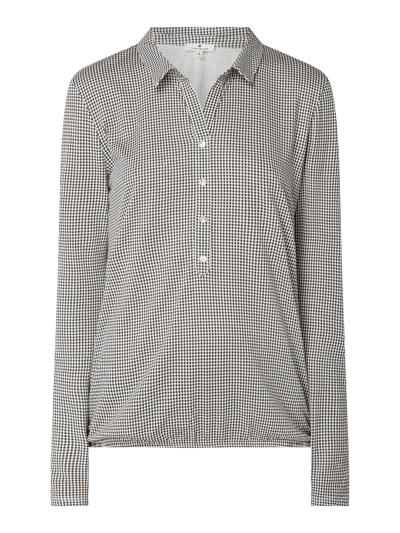 Tom Tailor Shirt mit Hahnentritt-Dessin  Black 2